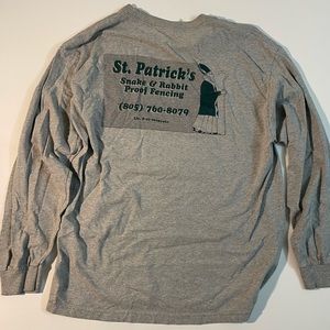 GREY LONGSLEEVE ST. PATRICKS SHIRT (L)